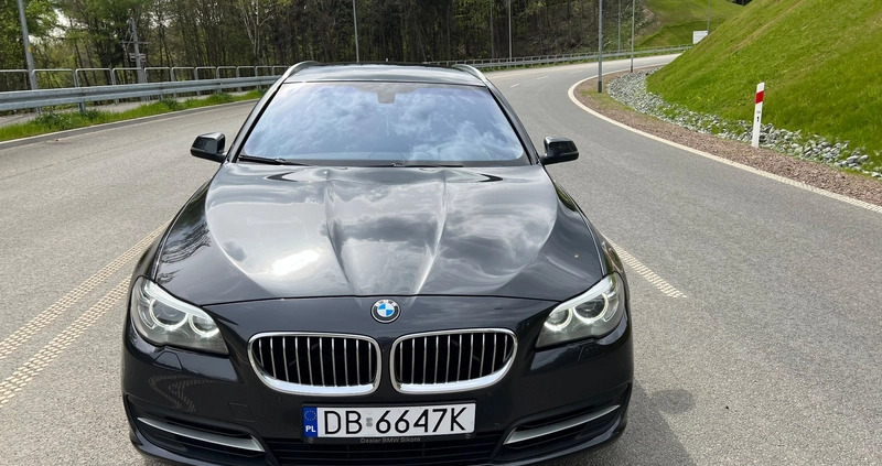 BMW Seria 5 cena 58000 przebieg: 252200, rok produkcji 2015 z Wałbrzych małe 466